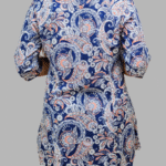 Blue Floral Digital Print Kurti