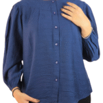 Blue Plain A Line Top