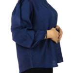 Blue Plain A Line Top