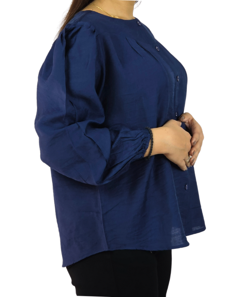 Blue Plain A Line Top