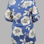 Blue Sunflower Print Kurti