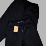 Boy's Black Cargo Jogger