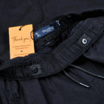 Boy's Black Cargo Jogger