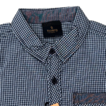 Boy's Black Checks Shirt