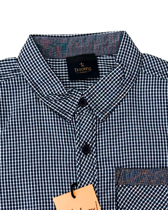 Boy's Black Checks Shirt