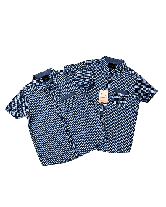 Boy's Black Checks Shirt