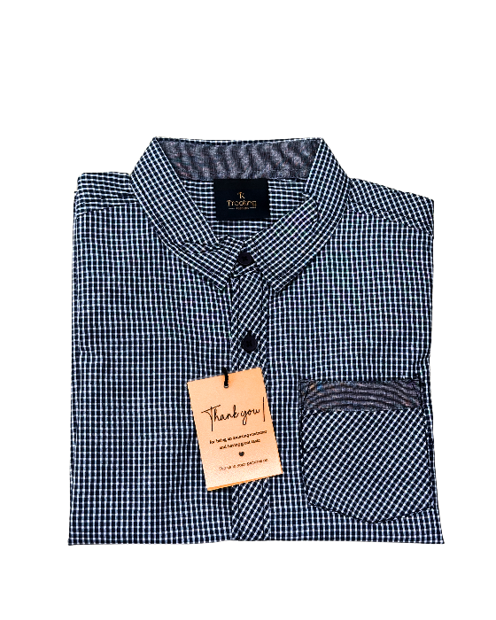Boy's Black Checks Shirt