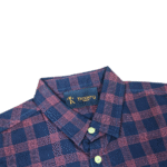 Boy's Blue With Red Checks Shirts
