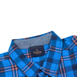 Boy's Blue and Orange Checks Shirts