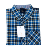 Boy_s_Blue_with_yellow_Checks_Shirt_1 Boy's Blue with yellow Checks Shirt