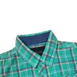 Boy's Green Check Shirt