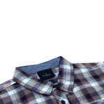 Boy's Grey with Navy Checks Shirt