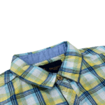 Boy's Lemon Yellow with Blue Checks Shirt