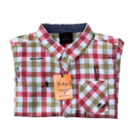 Boy_s_Pink_with_Brown_Checks_Shirt_1 Boy's Pink with Brown Checks Shirt