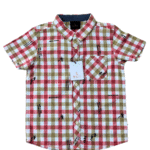 Boy_s_Pink_with_Brown_Checks_Shirt_4 Boy's Pink with Brown Checks Shirt