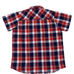 Boy's Red with Blue Checks Shirt