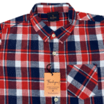 Boy's Red with Blue Checks Shirt