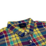 Boy's Yellow with blue and green Checks Shirt