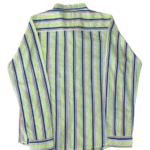 Boy's lemon-lime Vertical Stripes Shirt