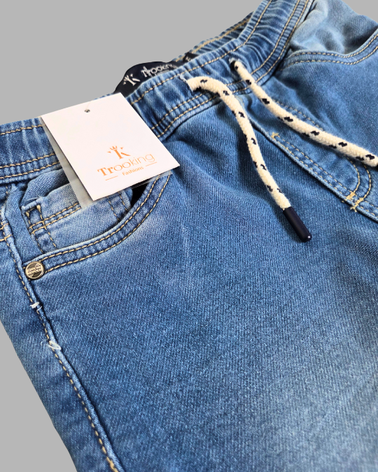 Boys Ice 6 Pocket Jogger Denim