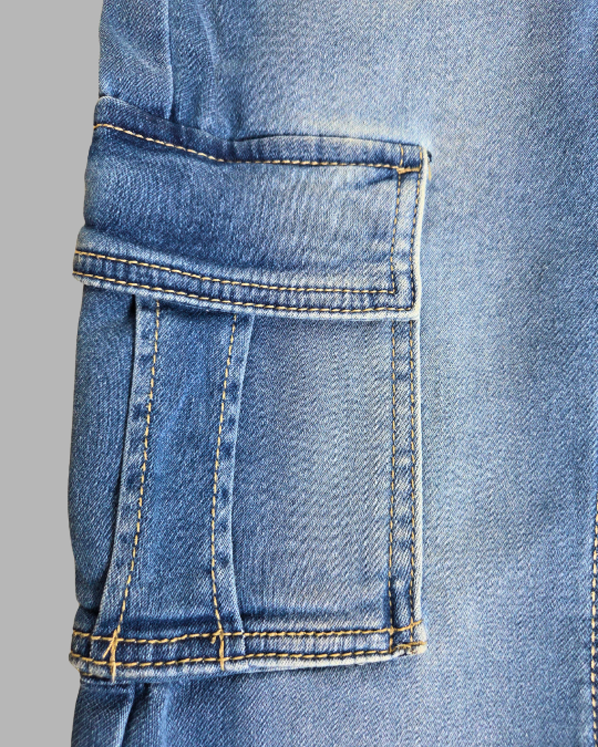 Boys Ice 6 Pocket Jogger Denim