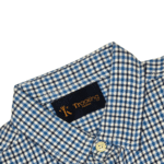 Boys's Sky Blue Checks Shirt