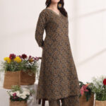 Brown_Anarkali_Ajrak_Print_Kurta_Set_4 Brown Anarkali Ajrak Print Kurta Set