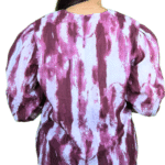 Burgundy Melino Print Queen Collar Shirt