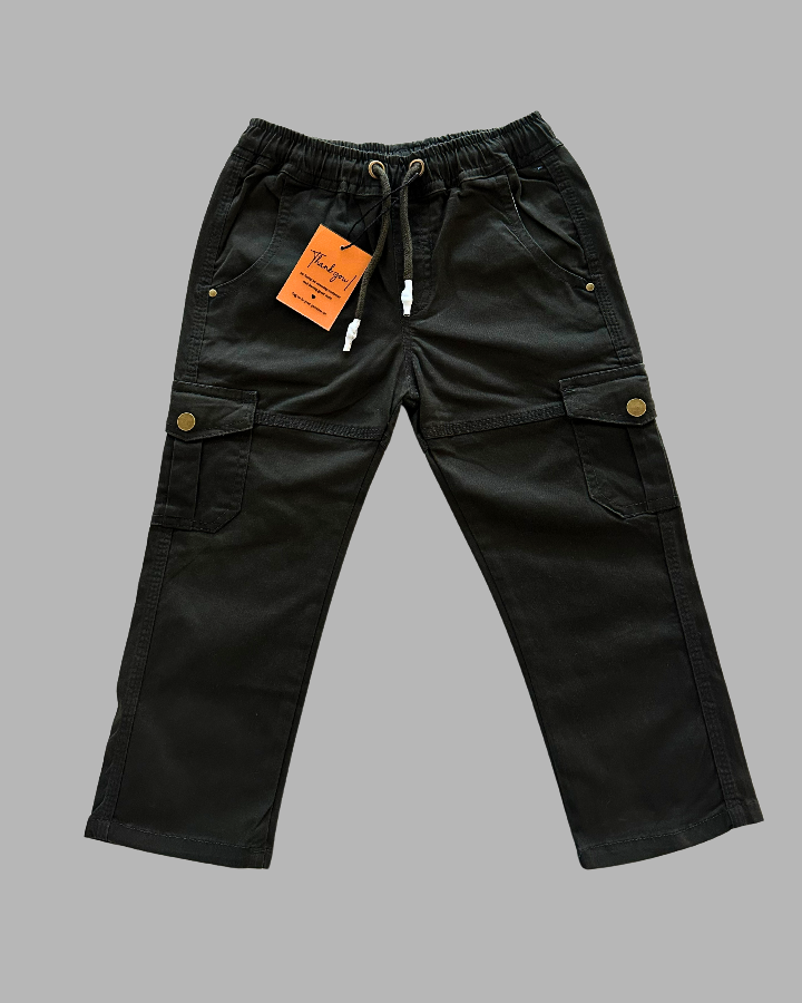 Dark Green Boys Boy's Cargo Pant