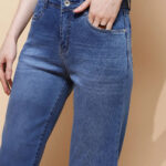 Blue Straight Relaxed Fit Jeans
