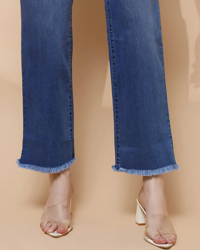 Blue Straight Relaxed Fit Jeans