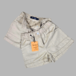 Girl's Cream  Plain Shorts