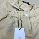 Girl's Cream  Plain Shorts