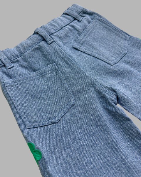 Girl's Denim Blue Pant