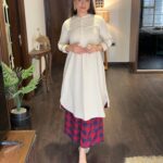 IMG_2325 Cream Plain 2 Pcs Kurta Set