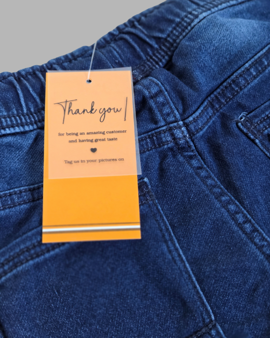 Kids Boy's Dark Blue Jogger Denim