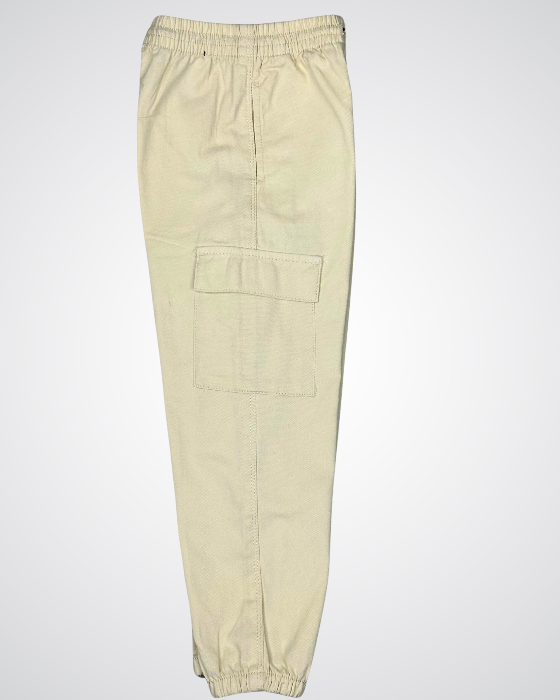 Kids Boy's Off White Cargo Jogger