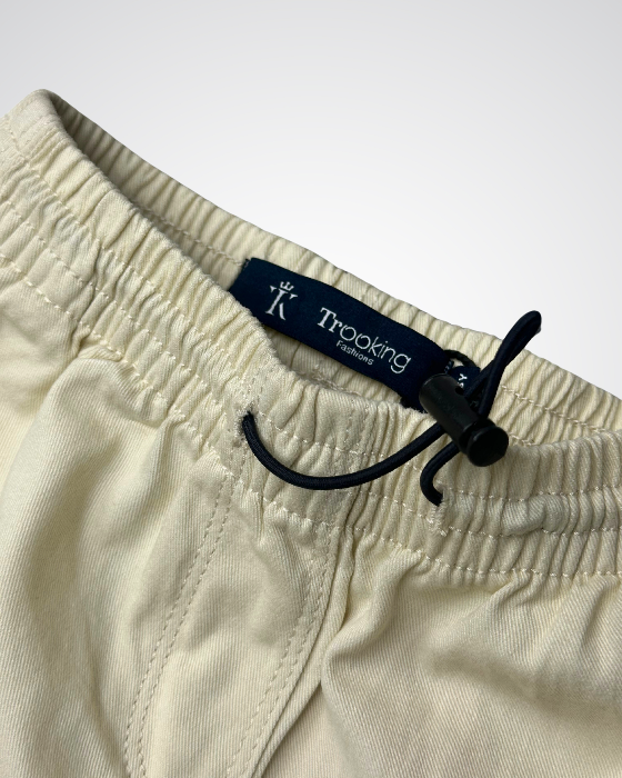 Kids Boy's Off White Cargo Jogger