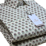 Lemon Yellow Jaipuri Full Sleeve Printed Shirt