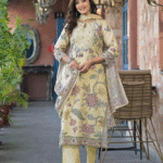 Lemon Yellow Linen 3 Pcs Suit