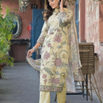 Lemon Yellow Linen 3 Pcs Suit