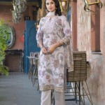 Light Grey Linen 3 Pcs Suit