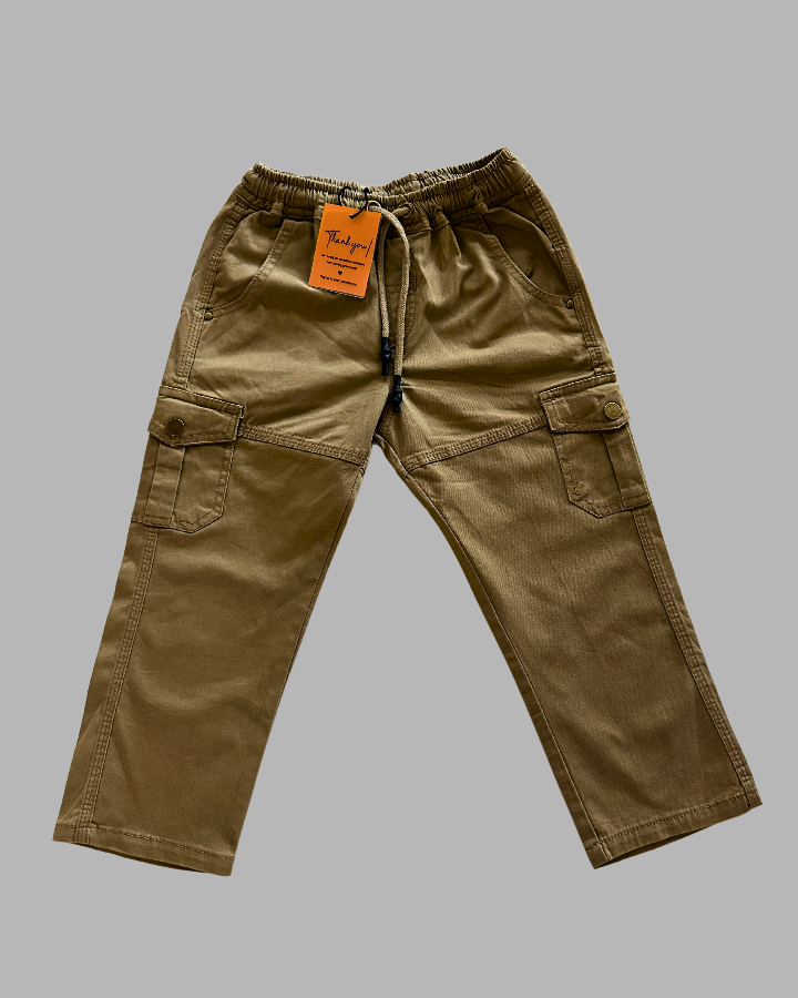 Light Khaki Kids Cargo Pant