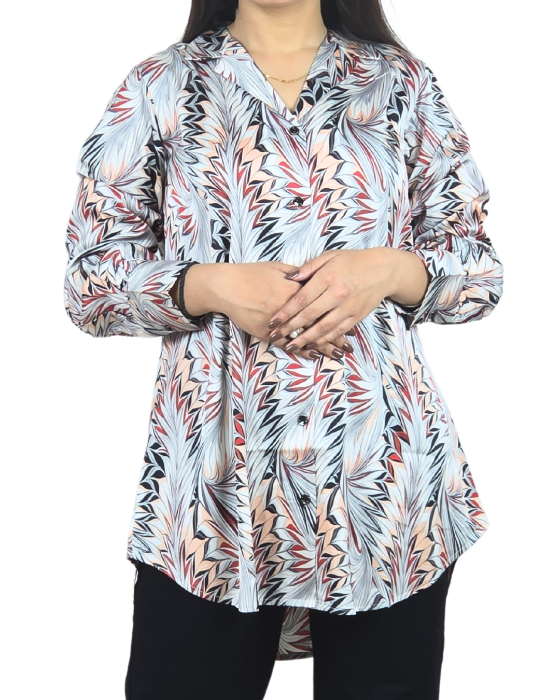 Off White Printed Shirt