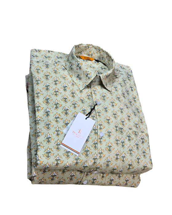 Pale_Green_Jaipuri_Full_Sleeve_Printed_Shirt_for_Men_2 Pale Green Jaipuri Full Sleeve Printed Shirt for Men