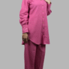 Pink Plain 2 Pcs Co-ord Set