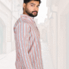Premium Oxford Cotton Pink Stripes Casual Shirt (SF)
