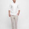 Premium Oxford Cotton Plain White Casual Shirt (SF)
