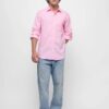 Premium Oxford Plain Pink Casual Shirt (SF)