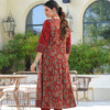 Red Anarkali dress for women